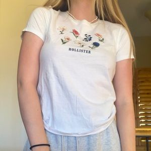 Hollister Flower Graphic Classic Tee